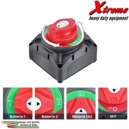Stacca batteria 600A e commutatore a 4 posizioni | Xtremeshop.it