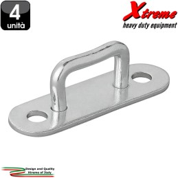 Cavallotti rettangolari aggancio cinte e funi - 24 mm | Xtremeshop.it