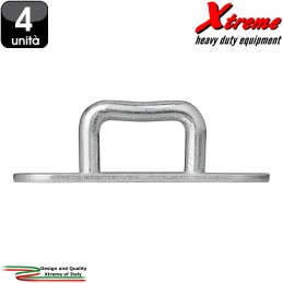 Cavallotti rettangolari aggancio cinte e funi - 24 mm | Xtremeshop.it