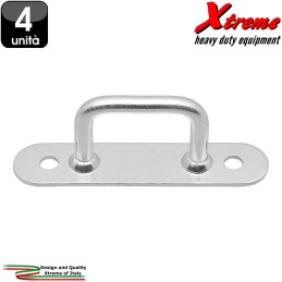 Cavallotti rettangolari aggancio cinte e funi - 36 mm | Xtremeshop.it
