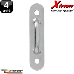 Cavallotti rettangolari aggancio cinte e funi - 36 mm | Xtremeshop.it