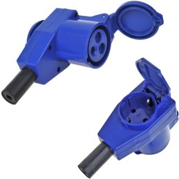 Cavo 230V in Neoprene 3x2,5mm² per Camper con LED di rete - 10/40 m...