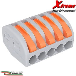 Morsetto ad innesto rapido Wago a 5 vie | Xtremeshop.it