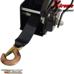 Argano manuale a nastro con gancio - 800 kg (1800 lbs) | Xtremeshop.it