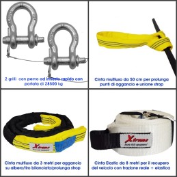 Cinta per recupero Elastic 15000 kg e Premium Kit | Xtremeshop.it