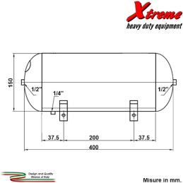 Serbatoio aria compressa - 5 litri | Xtremeshop.it