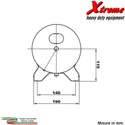 Serbatoio aria compressa - 5 litri | Xtremeshop.it