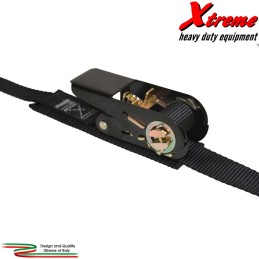 Cinta da 800 kg, doppio gancio, cricchetto, protezione antigraffio Xtremeshop.it