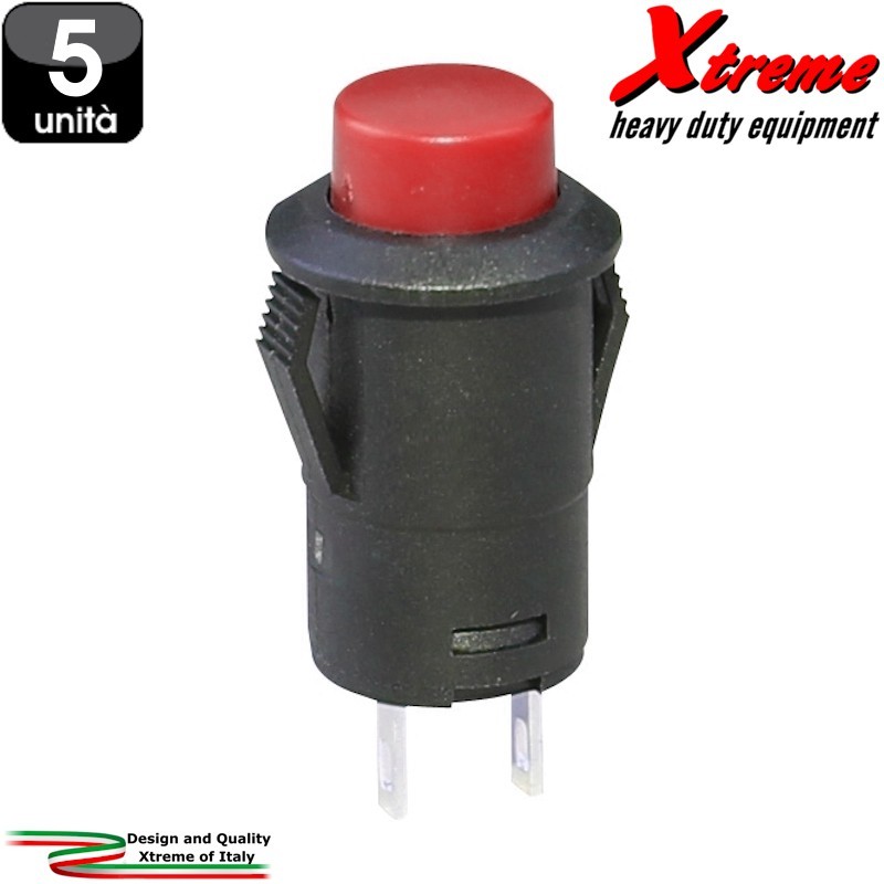 Serie O - Interruttore Off-(On) momentaneo - 5 pz | Xtremeshop.it