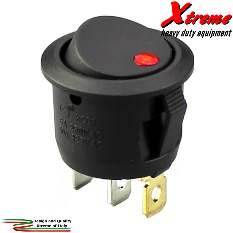 Serie O - Interruttore On-Off con spia LED | Xtremeshop.it