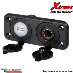Modular Socket Pannello a 2 fori | Extremeshop.it