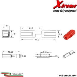 Connettore modulare Anderson 45A | Xtremeshop.it