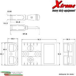 Connettore bipolare Anderson 175A | Xtremeshop.it