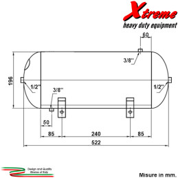 Serbatoio aria compressa - 15 litri | Xtremeshop.it