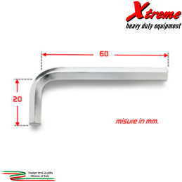 Chiave maschio esagonale a brugola 5 mm | Xtremeshop.it