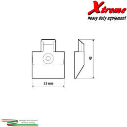 Terminali in plastica per Sliding Rail Rotaia fermacarico - 2 pz | Xtremeshop.it