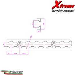 Sliding Rail  Rotaia fermacarico | Xtremeshop.it